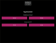 Tablet Screenshot of csanyipinceszet.hu